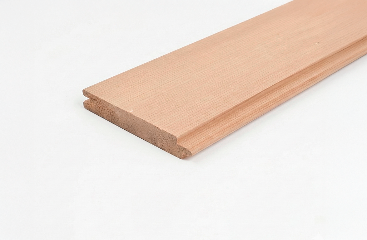 Western Red Cedar beklædning, KEF UTS10, 100% PEFC